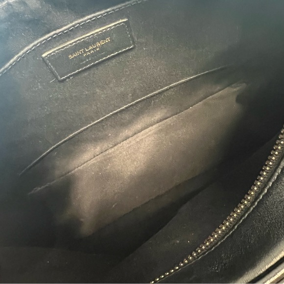 Saint Laurent Lou Medium Camera Monogram YSL Calf Crossbody Bag - Picture 13 of 16